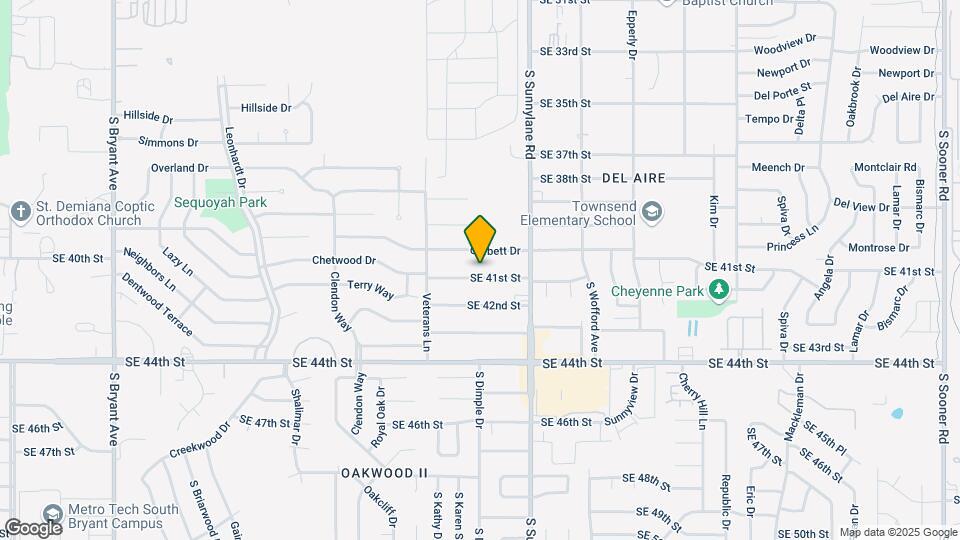 4201 SE 41st St Map and Location Details