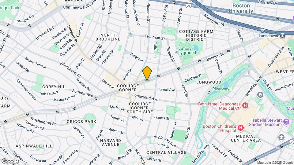 1443 Beacon St-Unit -333 Map and Location Details
