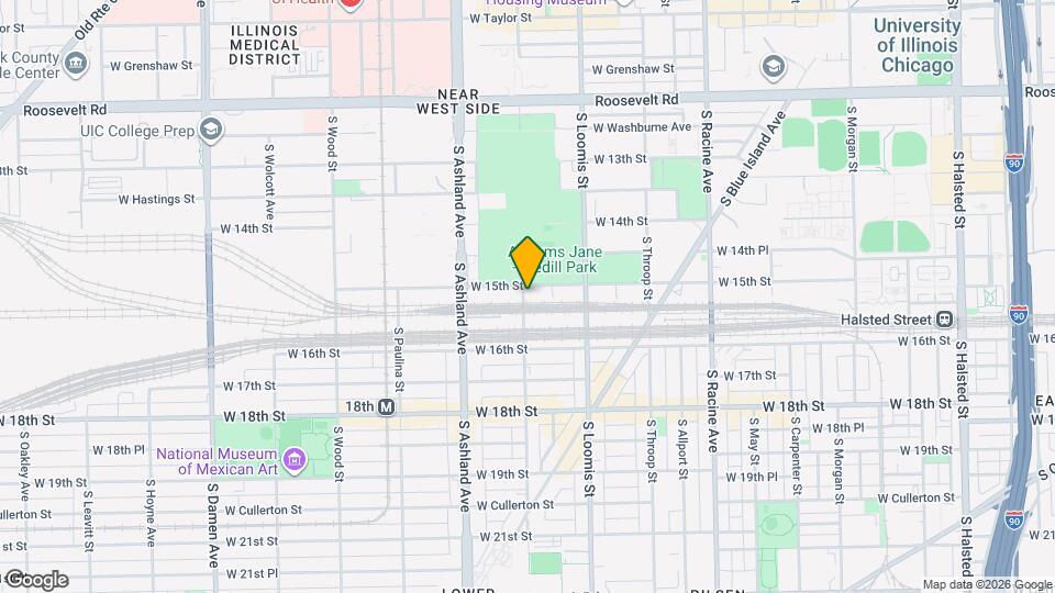 1511 S Laflin St Map and Location Details