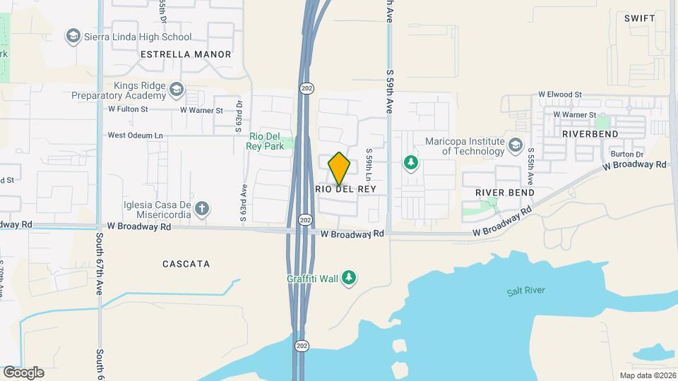 6027 W Encinas Ln Map and Location Details