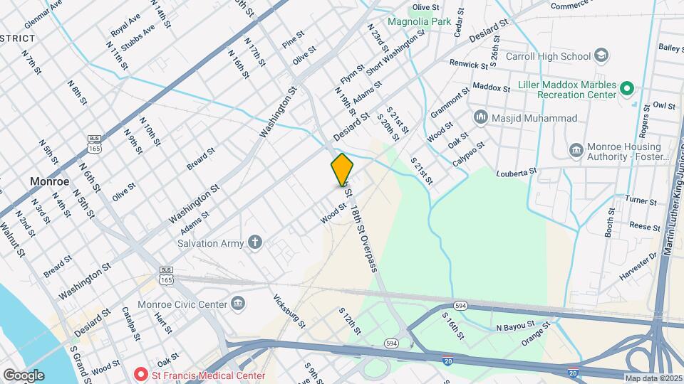 1612 Grammont St Map and Location Details