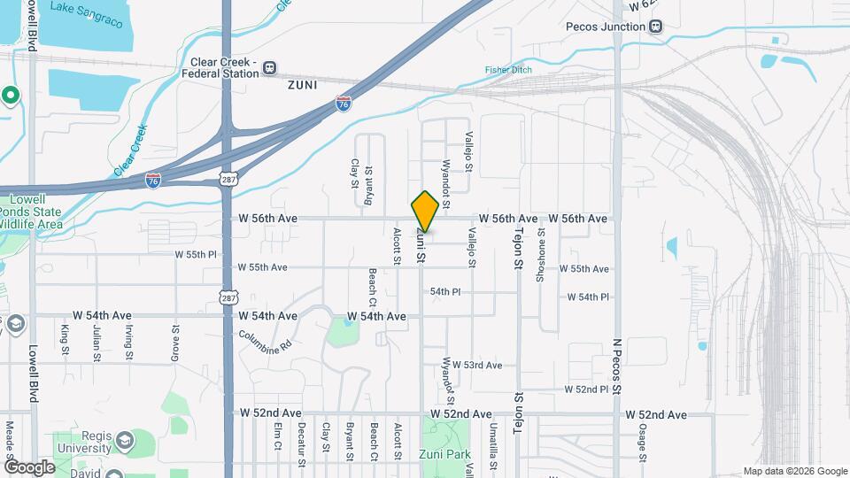 2359 W Moffat Pl Map and Location Details