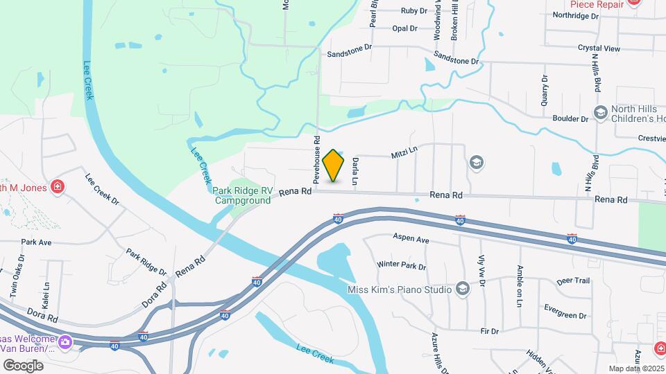 1318 Rena Rd Map and Location Details