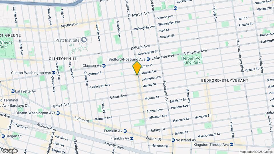1084 Bedford Ave Map and Location Details