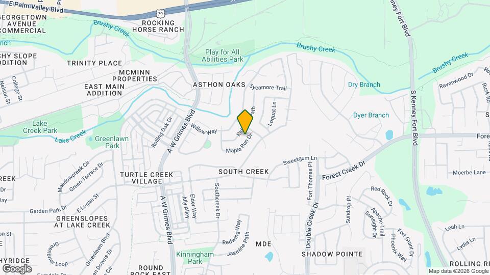 514 Maple Run Dr Map and Location Details