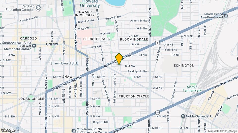 1724 2nd St NW Map and Location Details