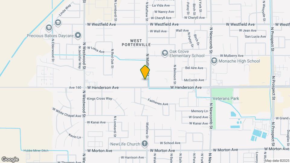 825 Mathew St Mapa y Detalles de la Ubicación