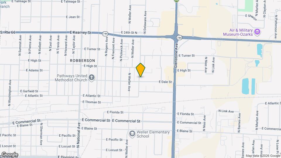 1603 E Dale St Map and Location Details