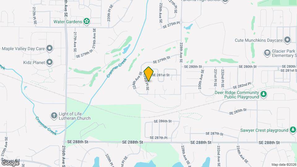 22431 SE 281st Ct Map and Location Details