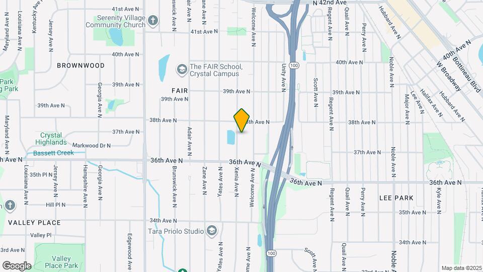 3708 Xenia Ave N Map and Location Details