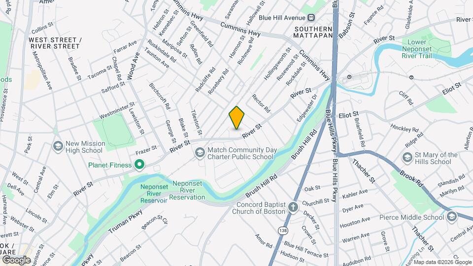 715 River St Map and Location Details