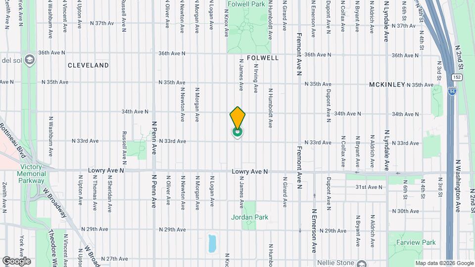 3315 N James Ave Map and Location Details