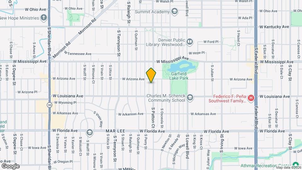 1235 S Patton Ct Map and Location Details
