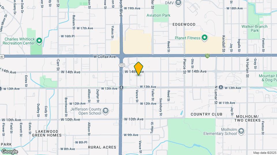 1352 Vance St Map and Location Details