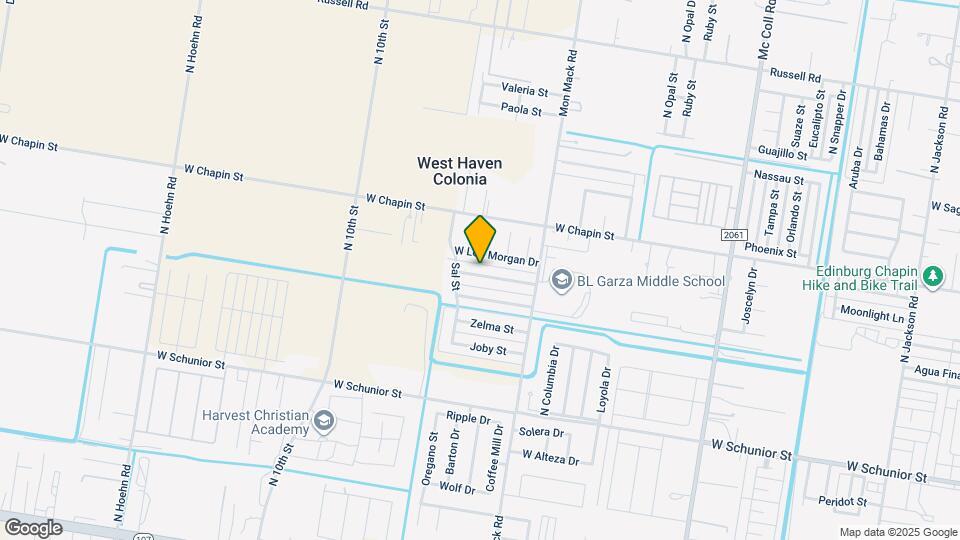 3809 W Sarah Evans St Map and Location Details