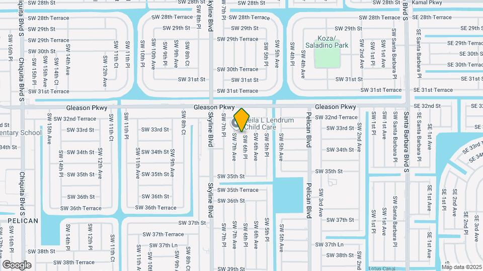 3308 SW 6th Pl Map and Location Details