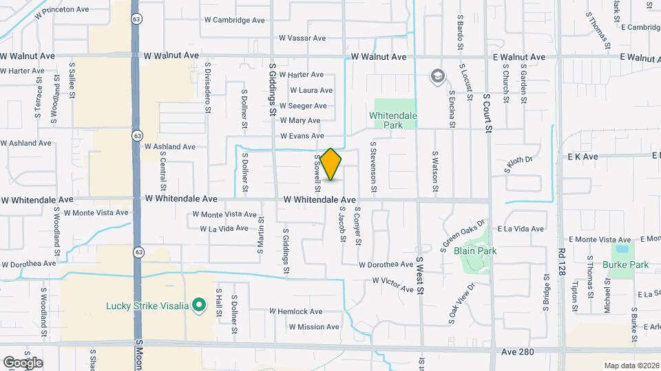 949 W Evergreen Ct Map and Location Details