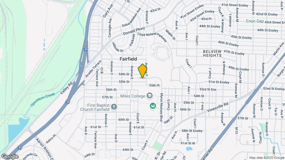532 55th St Map and Location Details