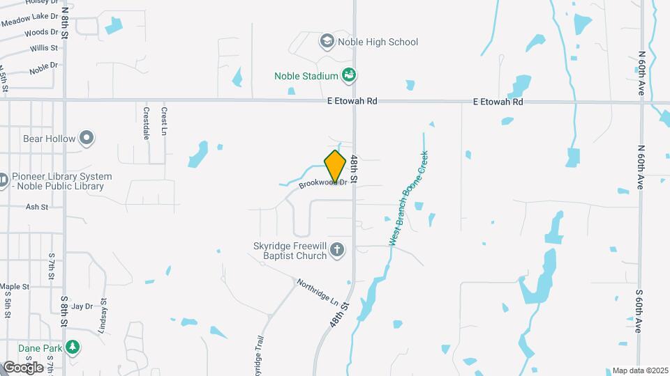 4716 Brookwood Dr Map and Location Details