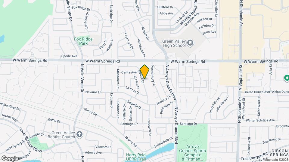 1681 Duarte Dr Map and Location Details