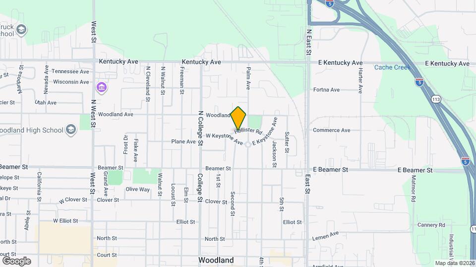 614 Hollister Rd Map and Location Details