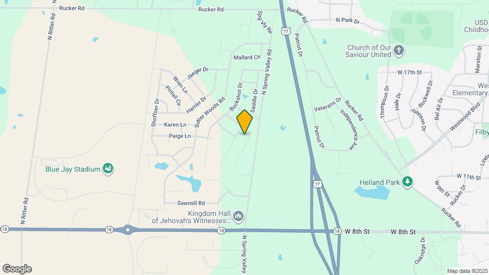 1616 Lariat Ln Map and Location Details