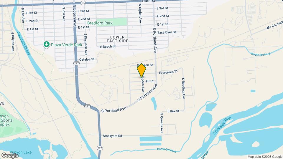 715 S Ogden Ave Map and Location Details