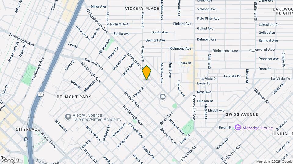 2100 Moser Ave Map and Location Details