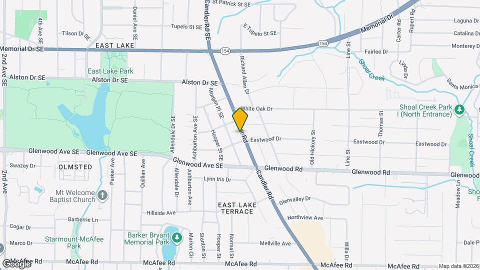 1711 Candler Rd Map and Location Details