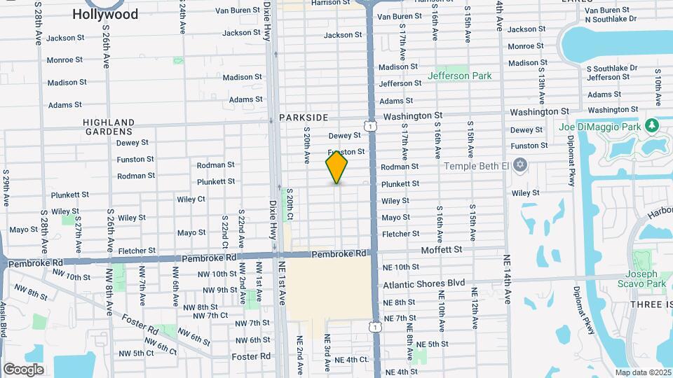 1900 Plunkett St, Unit Rear Mapa y Detalles de la Ubicación