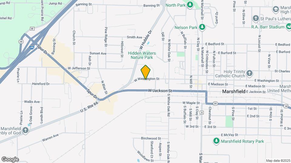 636 W Washington St Map and Location Details