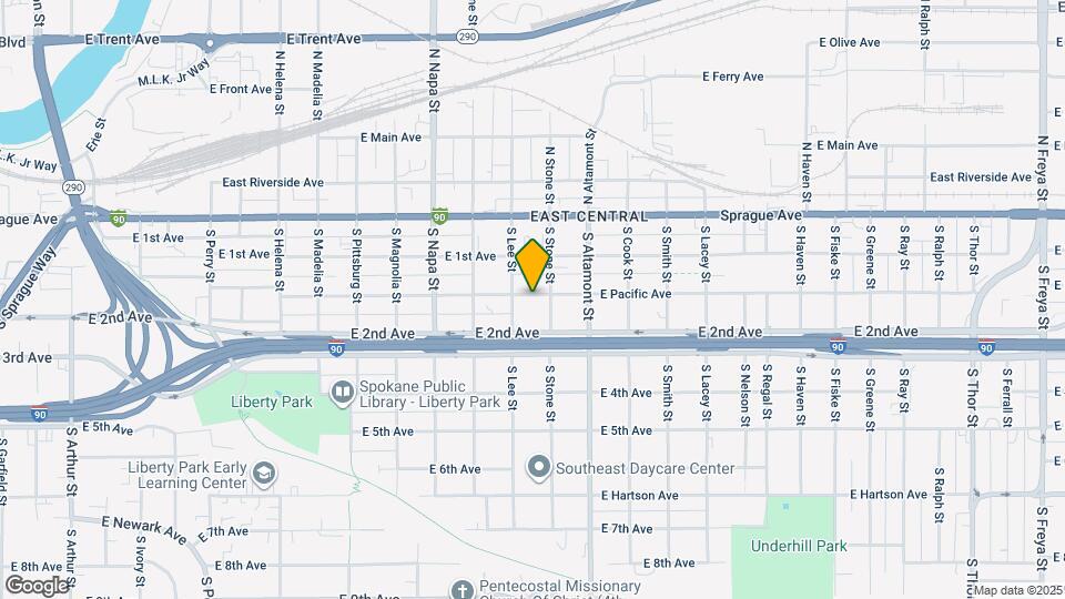 2218 E Pacific Ave Map and Location Details