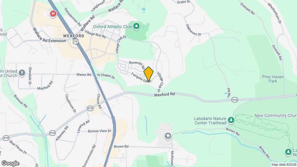 805 Fairgate Dr Mapa y Detalles de la Ubicación