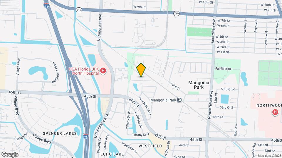 1721 Lindley St Map and Location Details