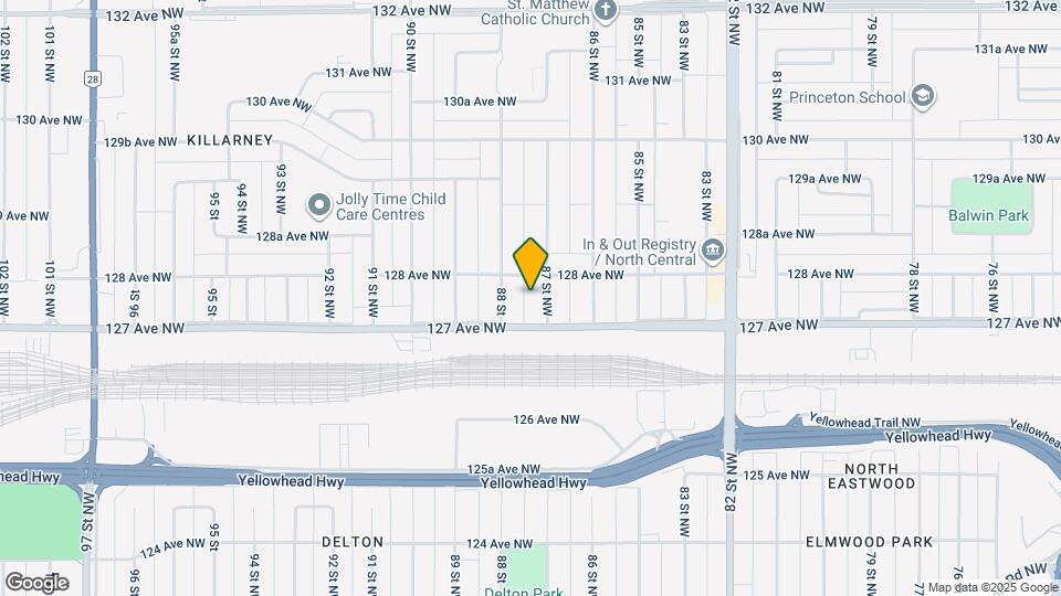 12732-12787 87 St NW Map and Location Details