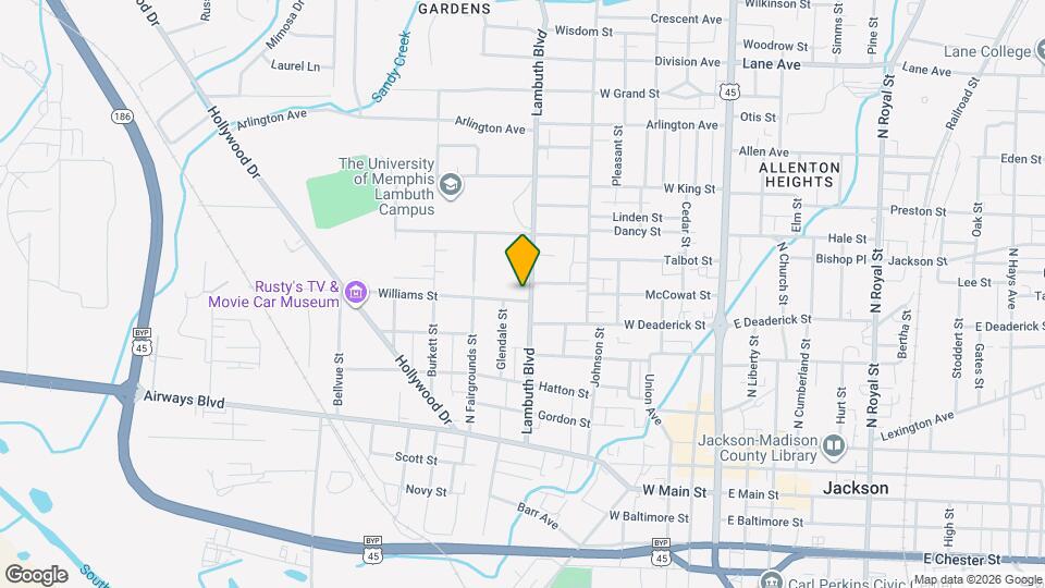 521 Lambuth Blvd, Unit A Mapa y Detalles de la Ubicación