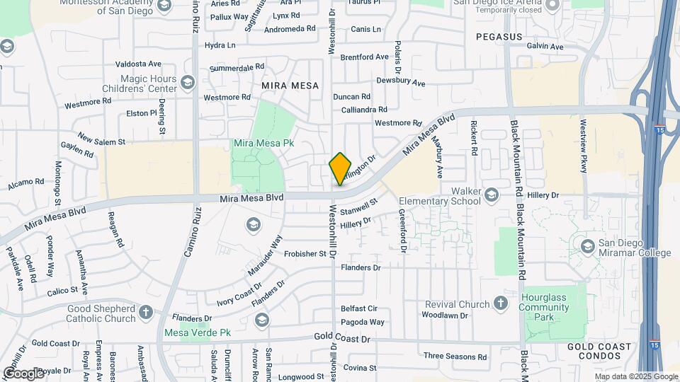 8768 Mira Mesa Blvd Map and Location Details