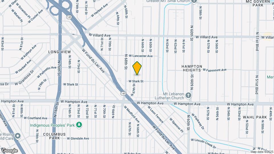 4916 N 67th St Map and Location Details