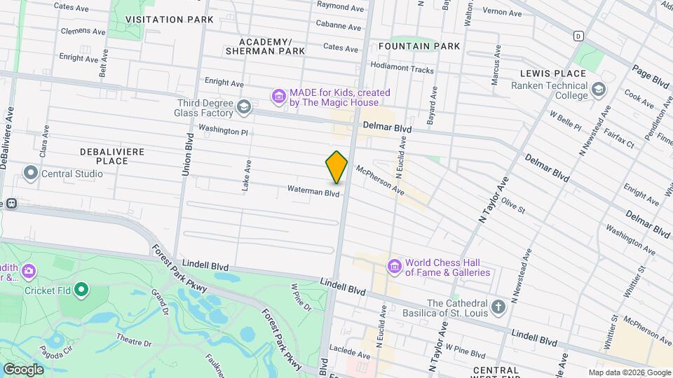 5103 Waterman Blvd Map and Location Details