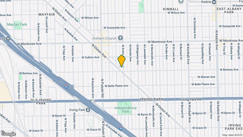 4207 N Elston Ave Map and Location Details