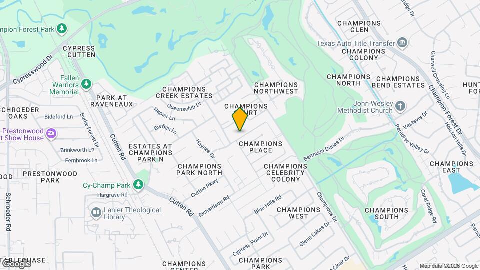 6622 Prairie Dunes Dr Map and Location Details