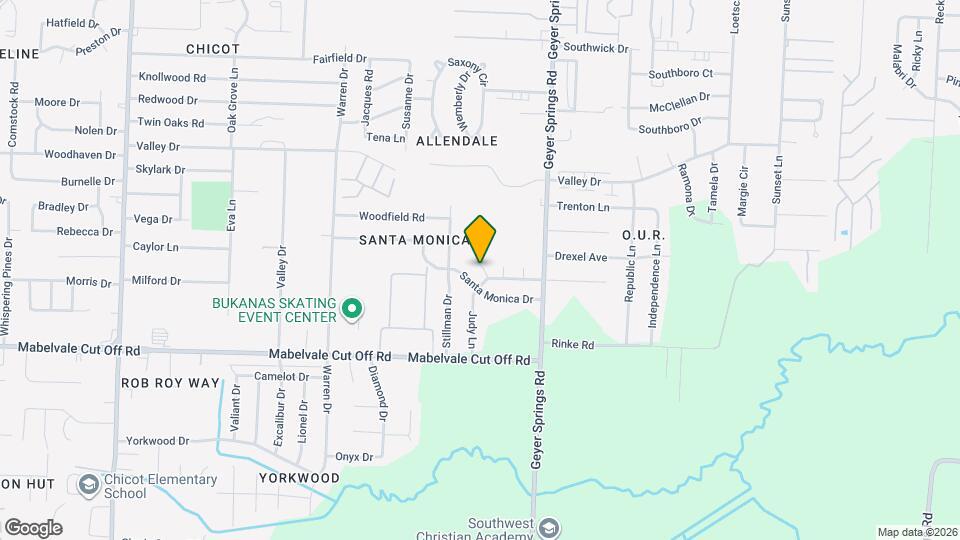 10112 Palo Alto Dr Map and Location Details