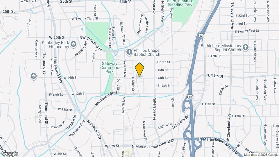 118 E 14th St Map and Location Details