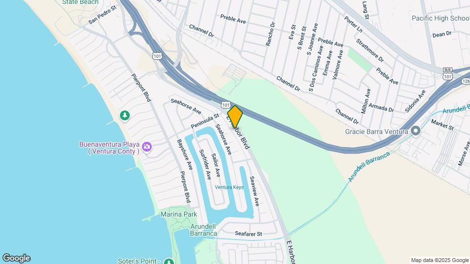 2721-2727 Harbor Blvd Mapa y Detalles de la Ubicación