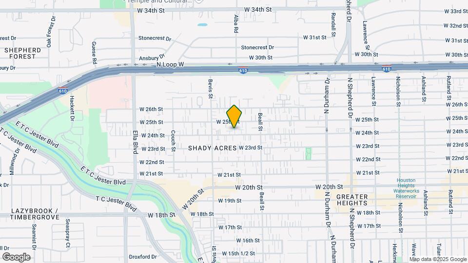 1203 W 24th St Map and Location Details