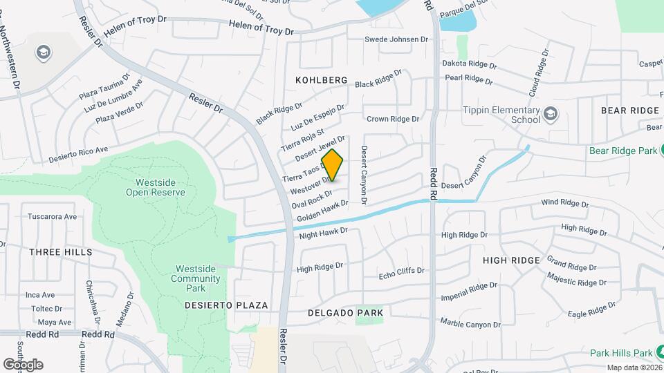 7115 Oval Rock Dr Map and Location Details