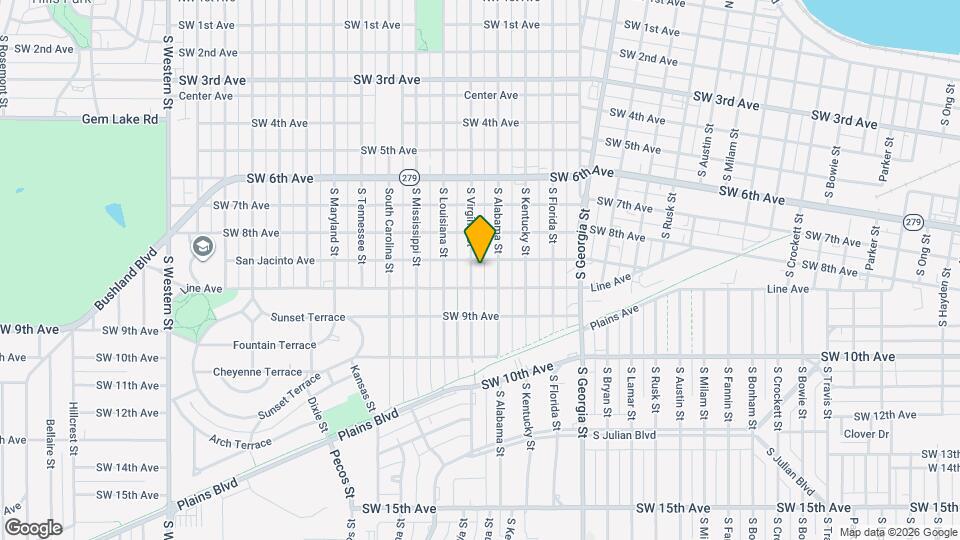 817 S Virginia St Map and Location Details