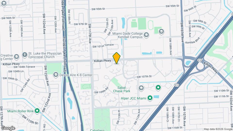 10424 SW 114th Ct Map and Location Details