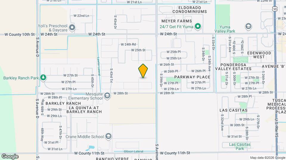 4158 W 27th Pl Map and Location Details