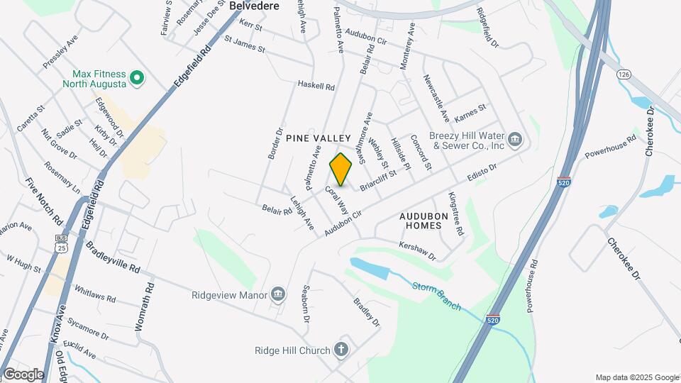 304 Coral Way Map and Location Details